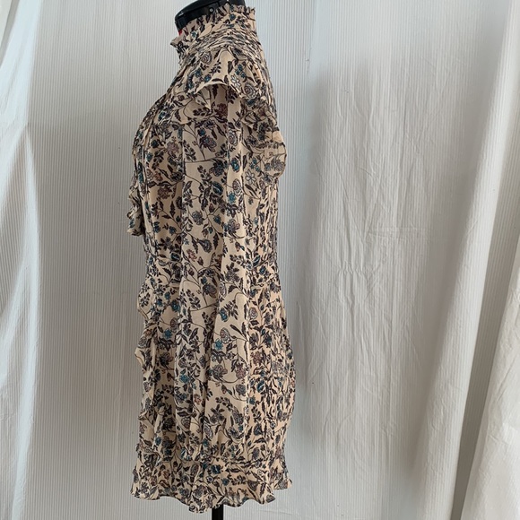 BARDOT Blush Floral Playsuit Size 10 - Picture 8 of 12